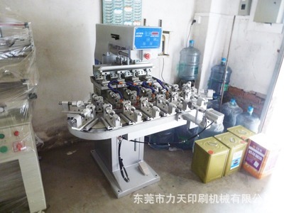 P4C印高爾夫球旋轉(zhuǎn)移印機(jī) 專(zhuān)業(yè)定制，精準(zhǔn)高效——東莞市力天印刷機(jī)械